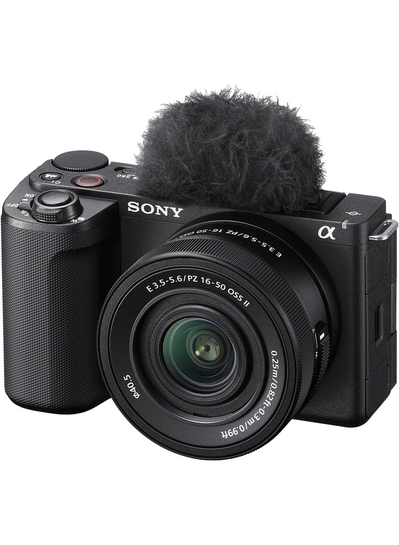 Sony Alpha ZV-E10 II Kit, Body + Lens, APS-C interchangeable-lens vlog camera